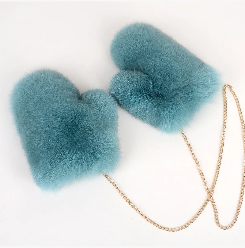2026 Hot Sale Winter Women Natural Real Fox Fur Gloves Warm 100% Genuine Fox Fur Mittens Girl Fashion Luxury Real Fox Fur Glove