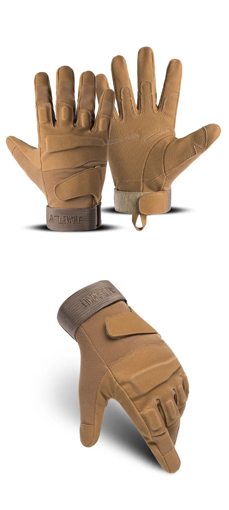 Outdoor Tactical Gloves for Men and Women, Fingerless Sports Gloves, Combat Shooting, Hunting, Fitness