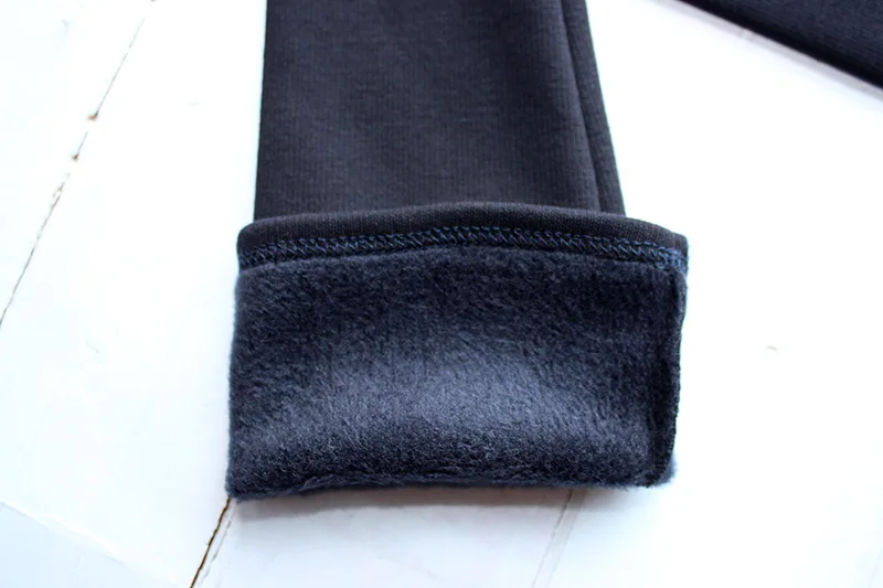 Long Gloves Women's Knitted Cotton Elastic Sun Protection Fashion Simple Brushed Lining Autumn and Winter Warm Sleeves