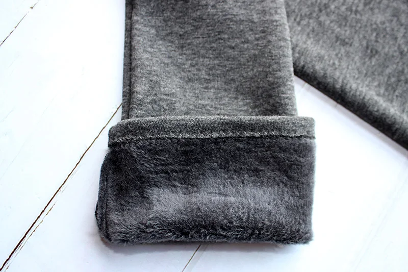 Long Gloves Women's Knitted Cotton Elastic Sun Protection Fashion Simple Brushed Lining Autumn and Winter Warm Sleeves
