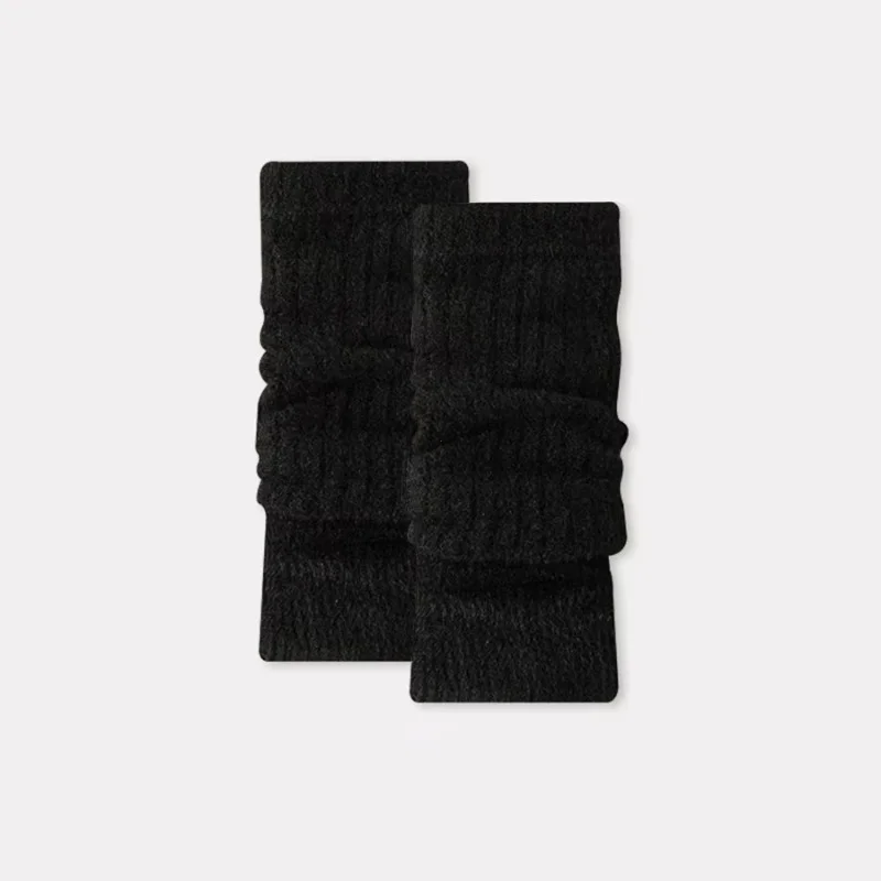Winter Warm Long Sleeves Gloves for Women Fingerless Solid Color Hip-Hop Knitted Elbow Mittens Elastic Outdoor Warmer Arm
