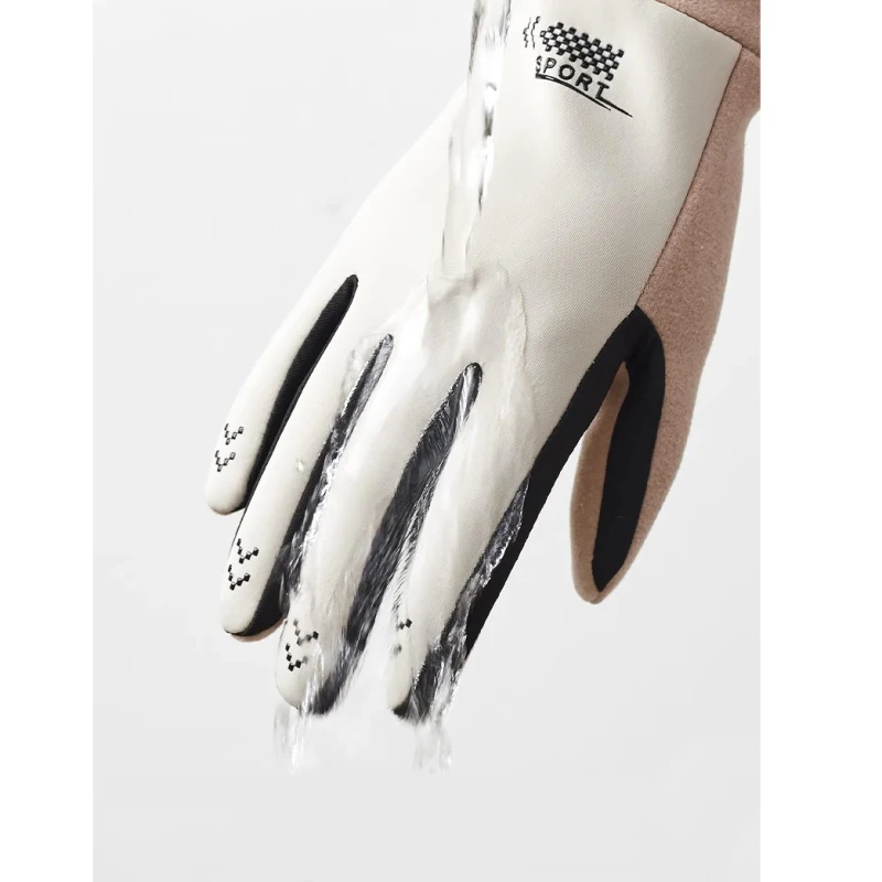 Women Winter Keep Warm Touch Screen Fleece Fashion Outdoor Sports Gloves Waterproof Not Bloated Antiskid Drive Riding