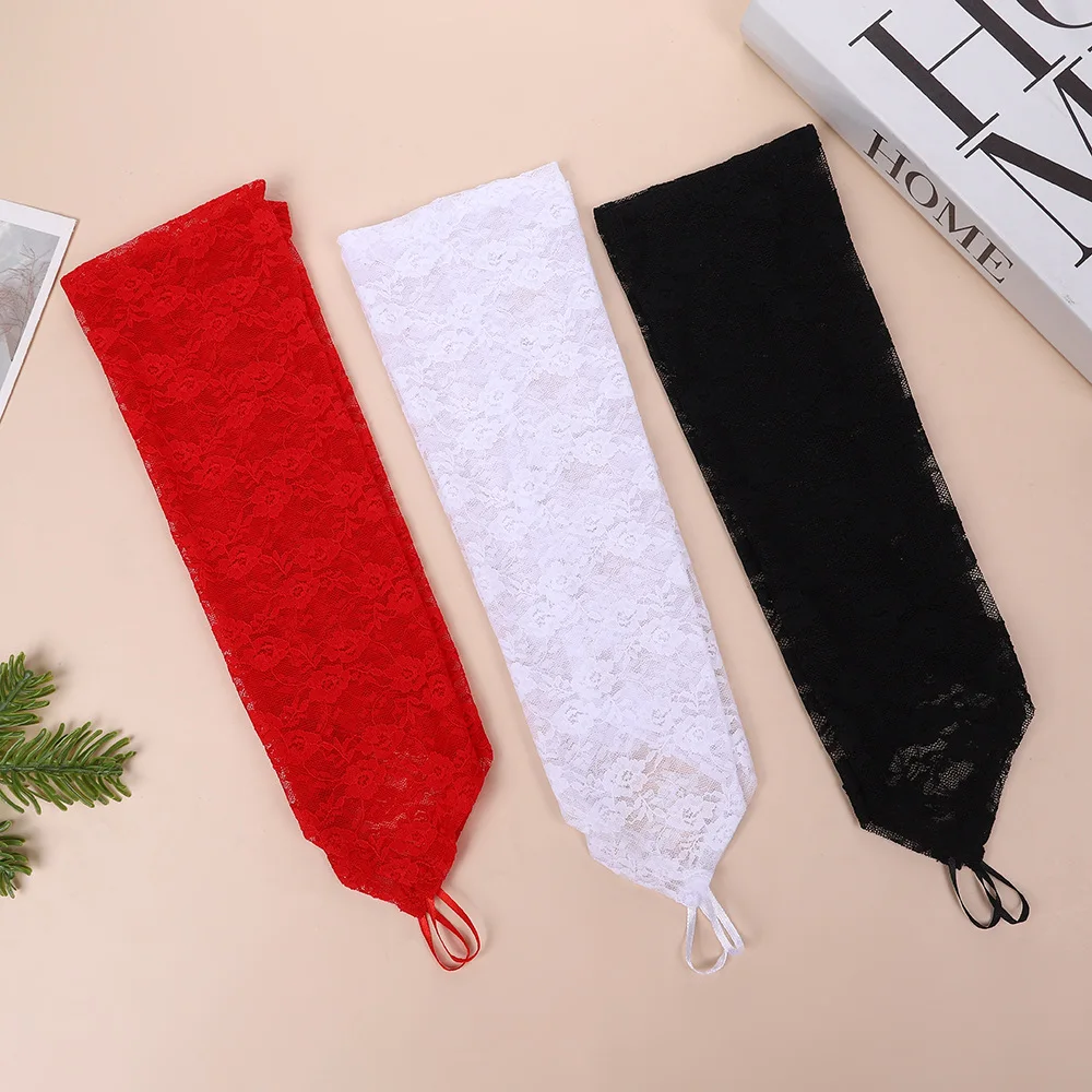 Bridal Wedding Dress Hook Finger Bright Diamond Lace Gloves Long Hook Finger Fashion Sexy Gloves