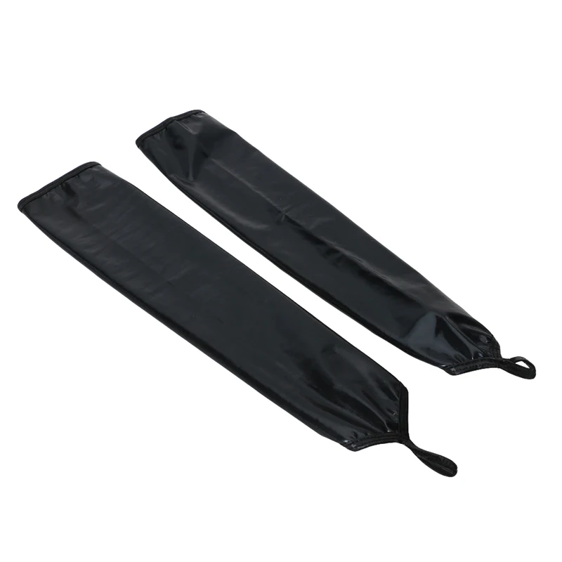Sexy Long Black Metallic Feel Gloves Synthetic Leather Arm Sleeves Costume New