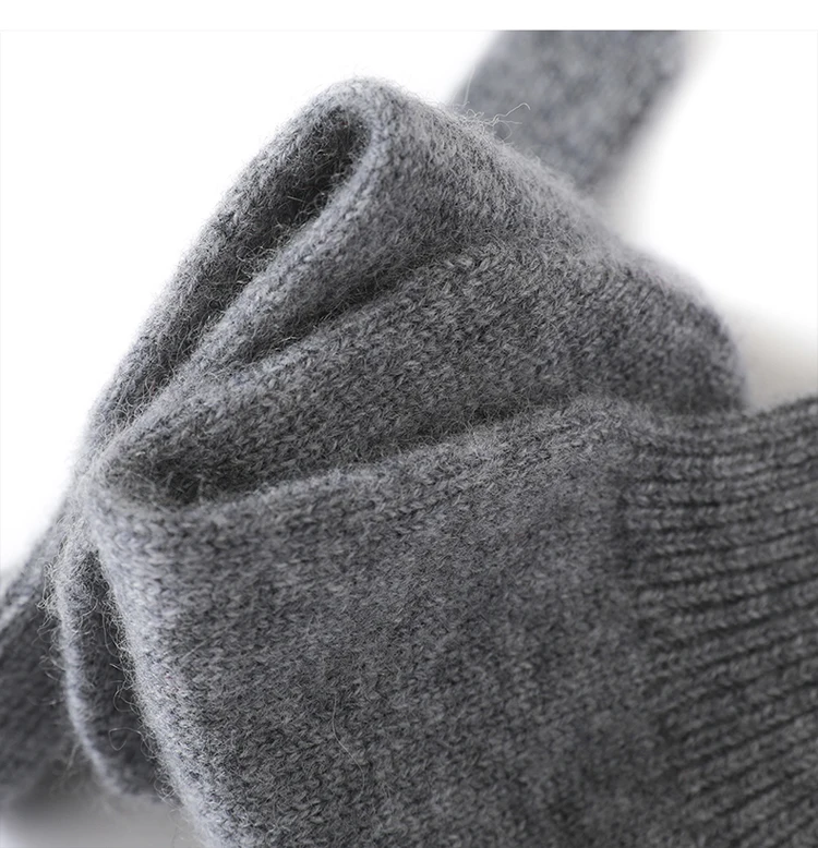 Men/Women mittens thickened in winter with 100% cashmere knitted gloves to keep warm mittens wholesale.