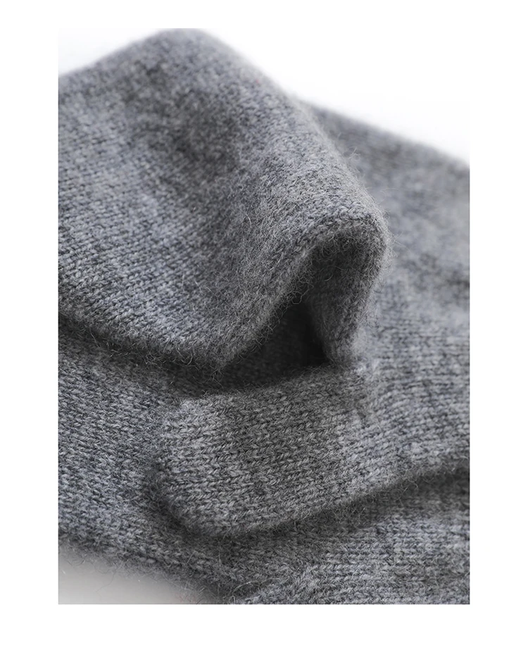 Men/Women mittens thickened in winter with 100% cashmere knitted gloves to keep warm mittens wholesale.