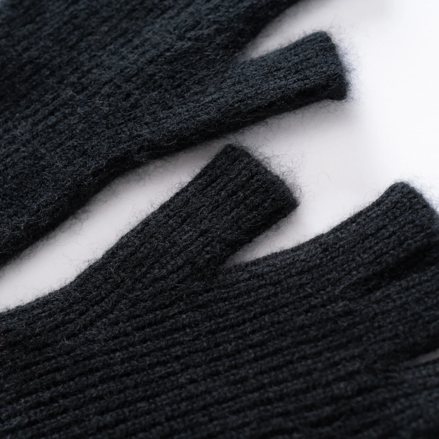 MERRILAMB High Quality Cashmere Half Finger Gloves Women Soft Warm With Fourchettes Knitted Gloves For Driving Outdoor Sports