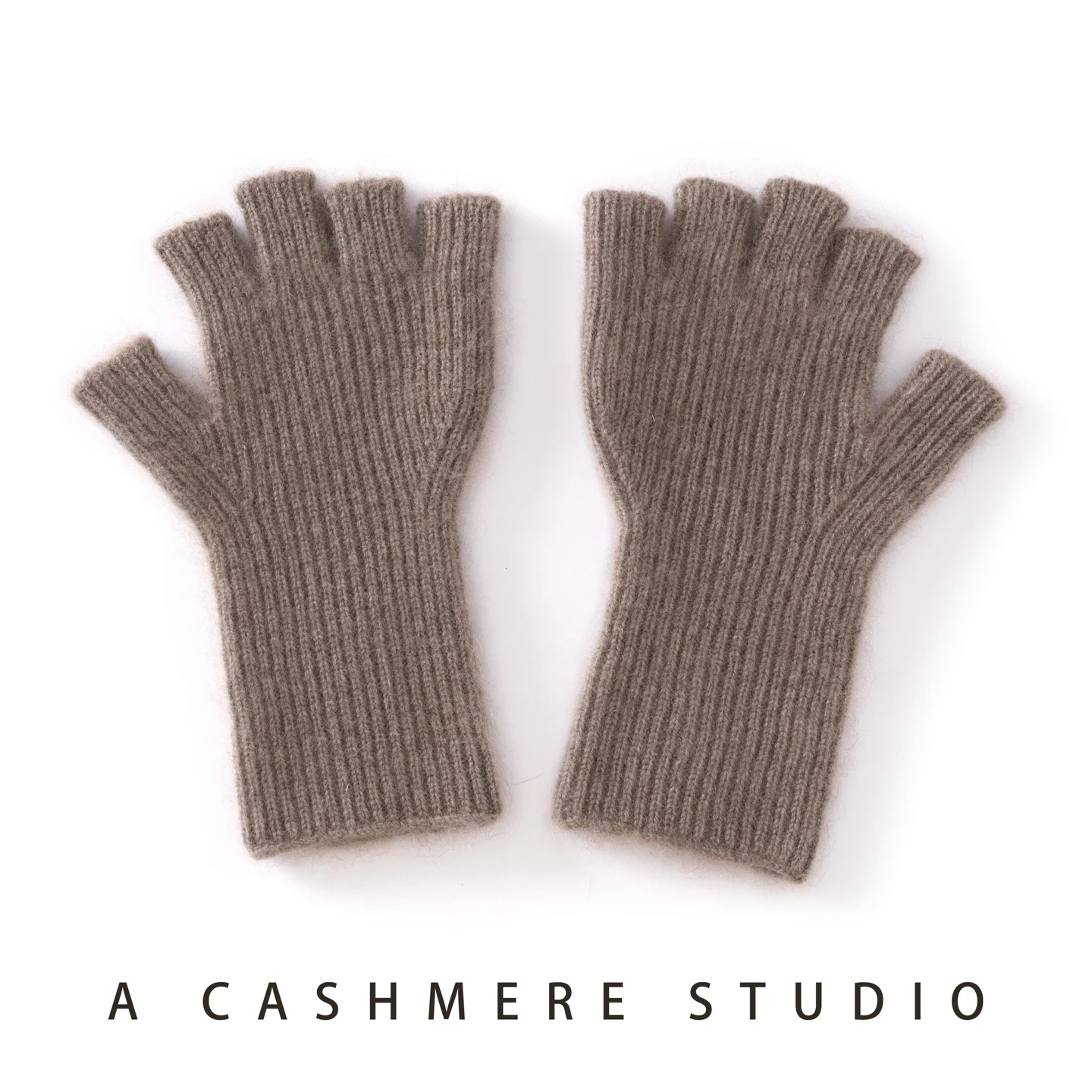 MERRILAMB High Quality Cashmere Half Finger Gloves Women Soft Warm With Fourchettes Knitted Gloves For Driving Outdoor Sports
