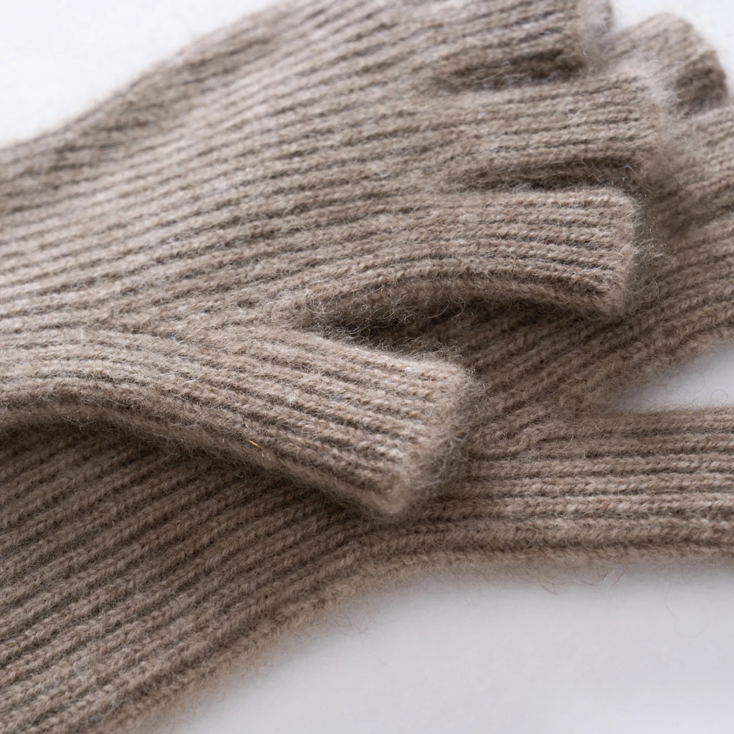 MERRILAMB High Quality Cashmere Half Finger Gloves Women Soft Warm With Fourchettes Knitted Gloves For Driving Outdoor Sports