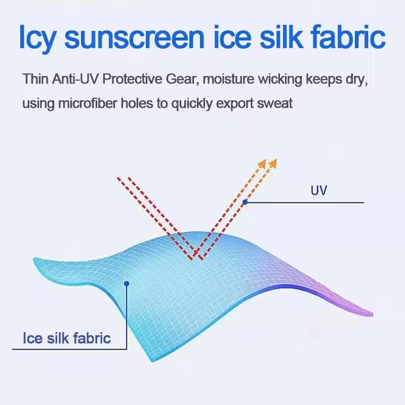 Unisex Fingerless Gloves UV Sun Protection Half Finger for Fishing Paddling Sailing Rowing - Sports Gloves