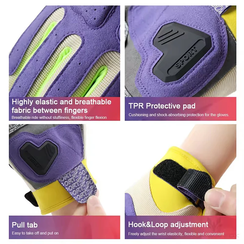 Summer Breathable Motorcycle Gloves Touch Screen Men Women MTB Bike Gloves Macaron Color Motorbike Riding Bicycle Gloves