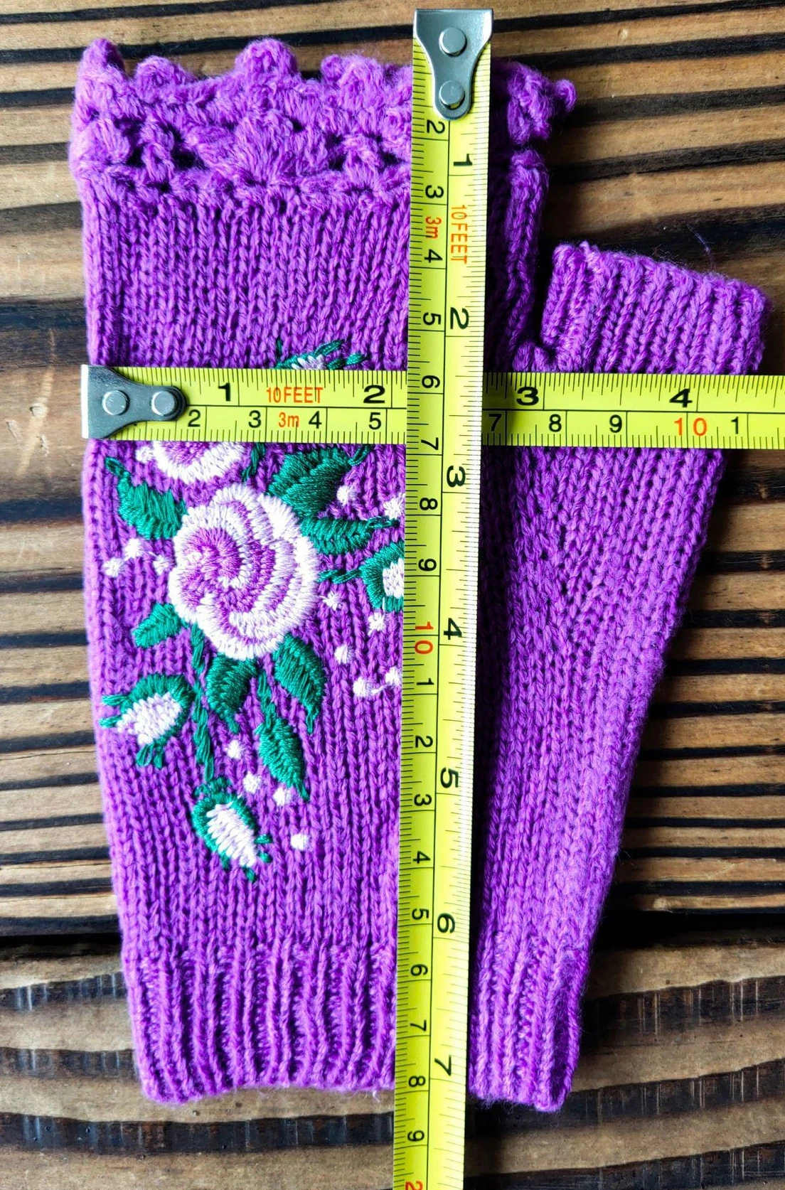 Half Finger Gloves Women Knitted Fingerless Winter Gloves Soft Crochet Bee Knitting Faux Wool Fingerless Gloves Wrist Warmer