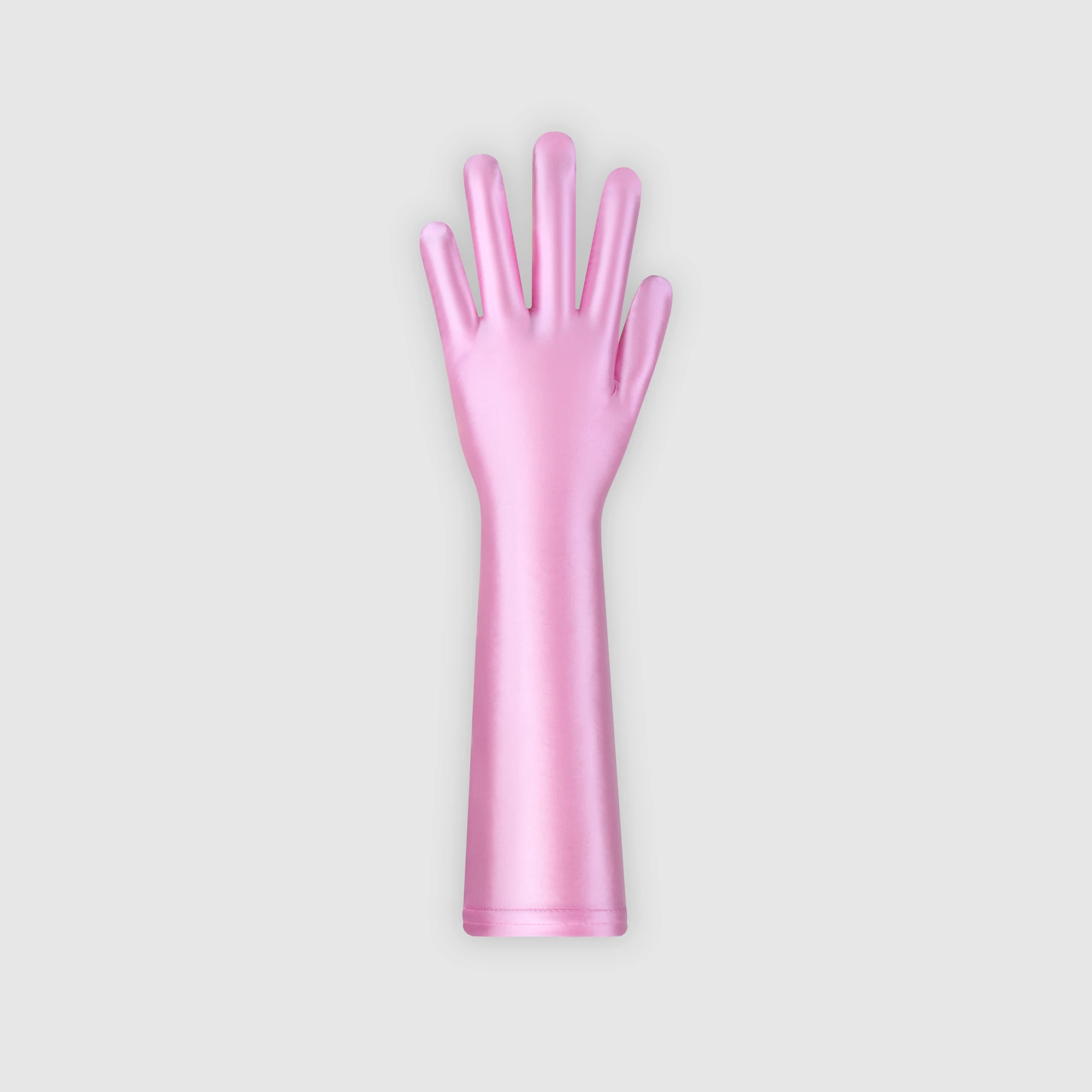 XClocKNYoung Satin Glossy Gloves Connected Finger Gloves Sexy High Elasticity Gloves Satin Shiny Role-Playing Dress Gloves
