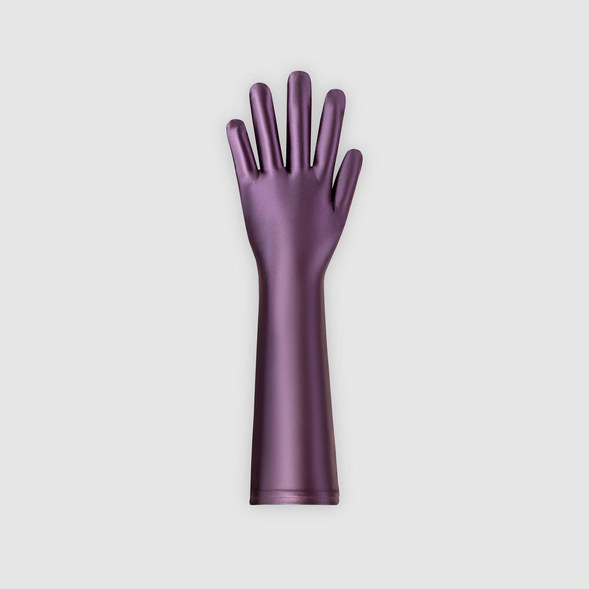 XClocKNYoung Satin Glossy Gloves Connected Finger Gloves Sexy High Elasticity Gloves Satin Shiny Role-Playing Dress Gloves