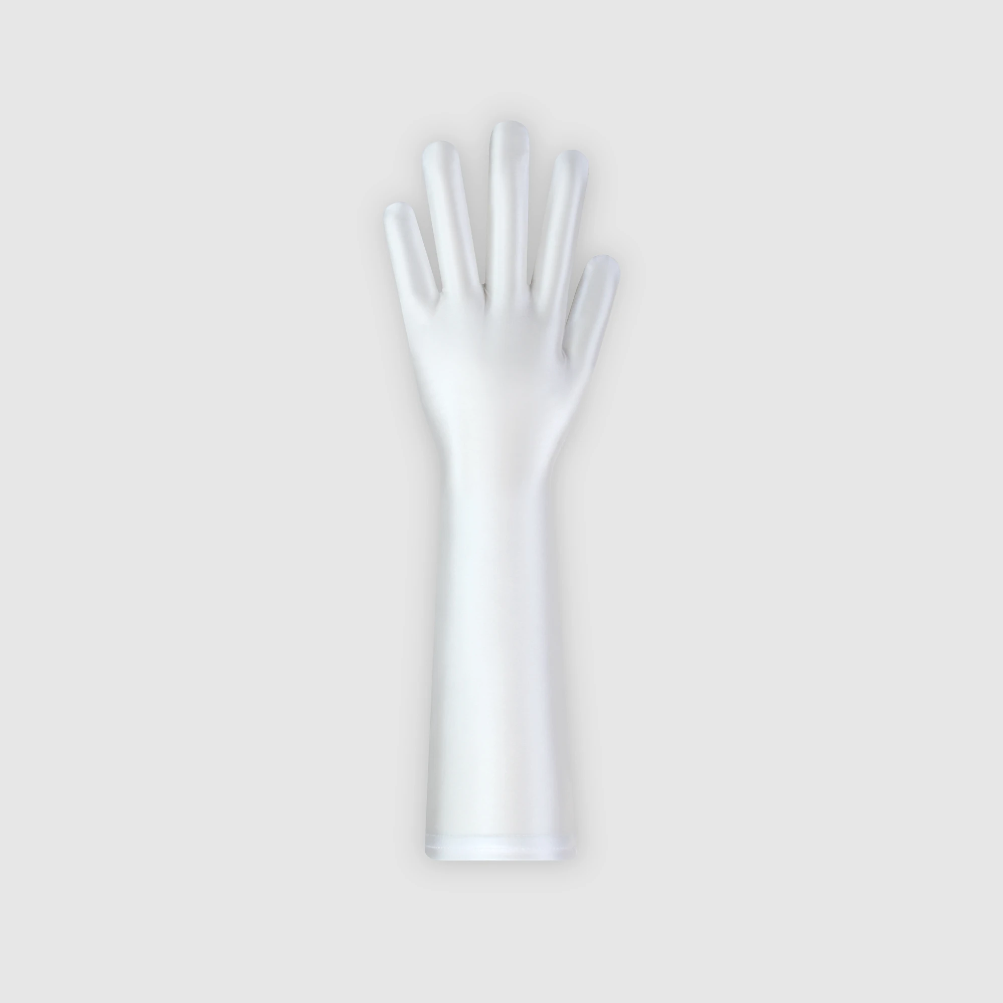 XClocKNYoung Satin Glossy Gloves Connected Finger Gloves Sexy High Elasticity Gloves Satin Shiny Role-Playing Dress Gloves