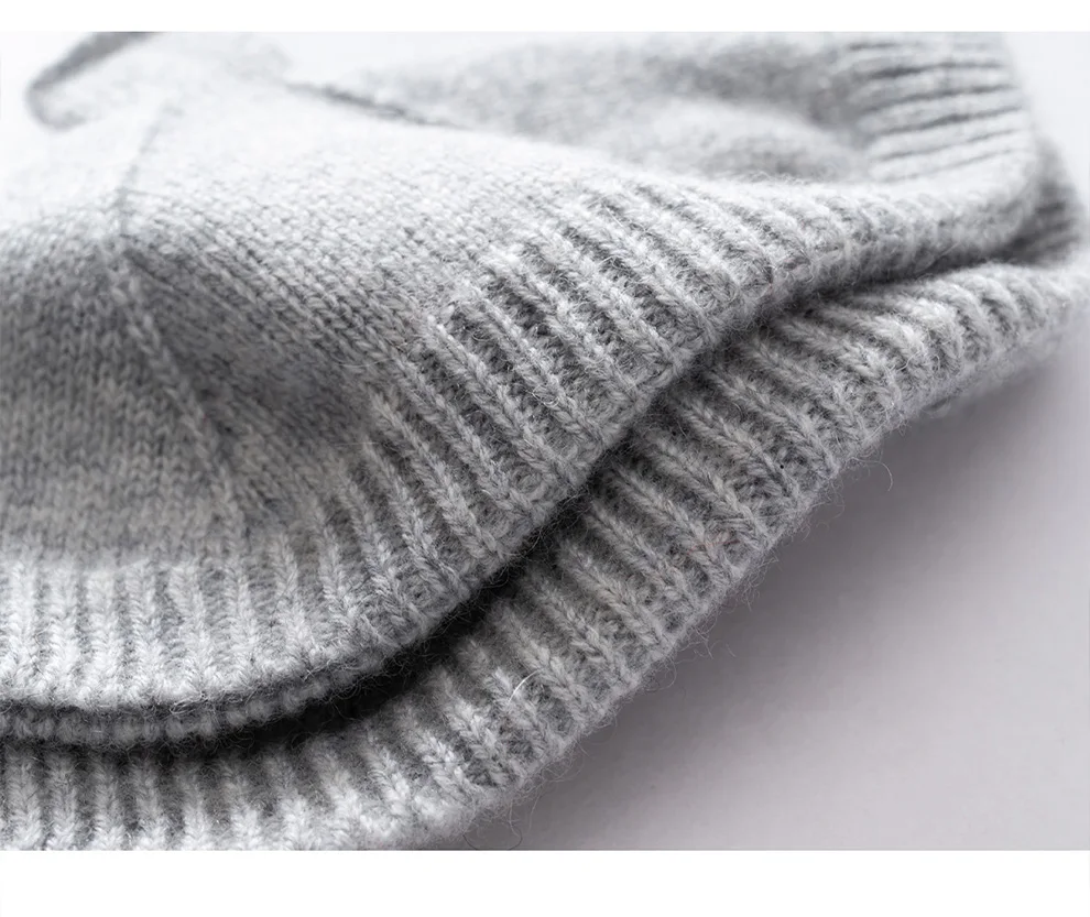Winter Women 100% Cashmere Mitts Knitted Fingerless Gloves Thermal Gloves Semi Finger Lengthen Mittens Arm Warmers fishmouth