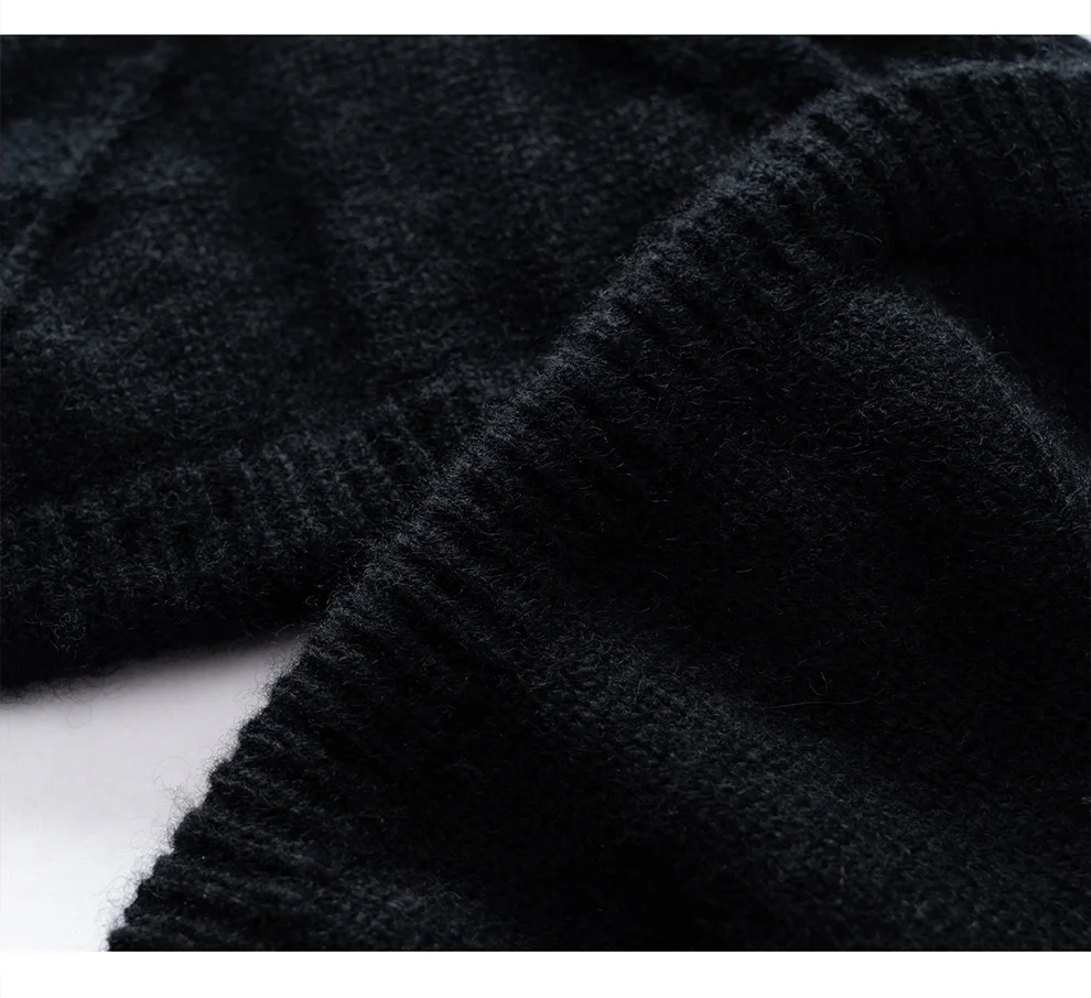 Winter Women 100% Cashmere Mitts Knitted Fingerless Gloves Thermal Gloves Semi Finger Lengthen Mittens Arm Warmers fishmouth