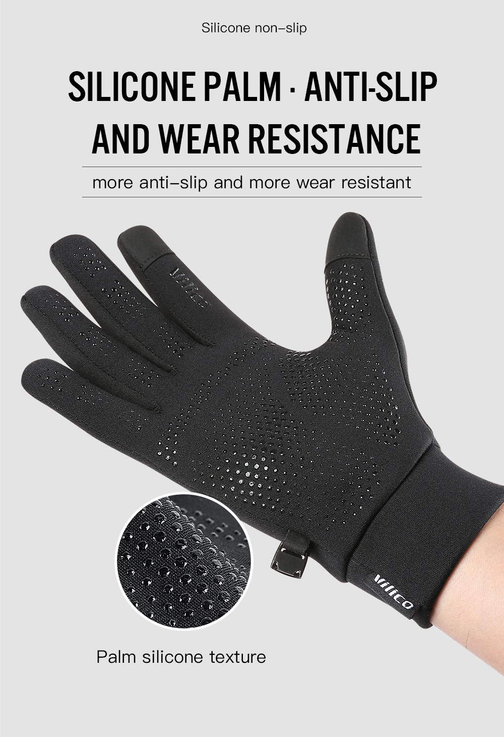 Outdoor Sports,Running,Winter Cycling,Touch Screen Gloves,Women'S Autumn And Winter Cycling,Warm And Windproof With Fleece Glove