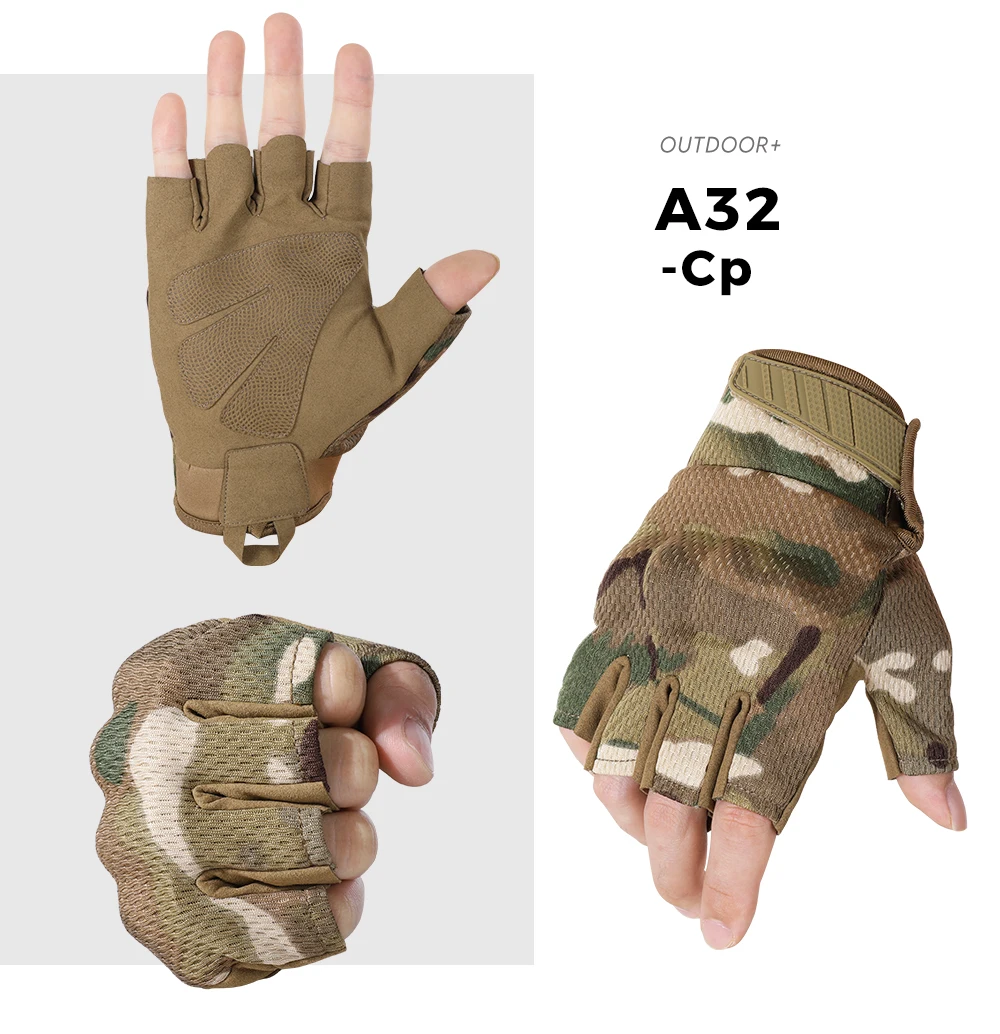 Tactical Gloves Touch Screen Outdoor Sports Cycling Hiking Camping Hunting Shooting Combat Airsoft Work Non-slip Protective Gear