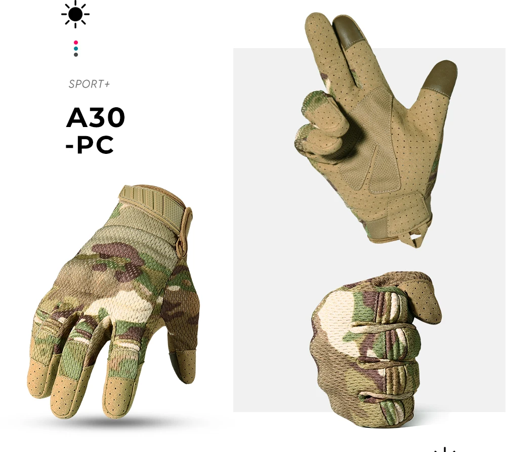 Tactical Gloves Touch Screen Outdoor Sports Cycling Hiking Camping Hunting Shooting Combat Airsoft Work Non-slip Protective Gear