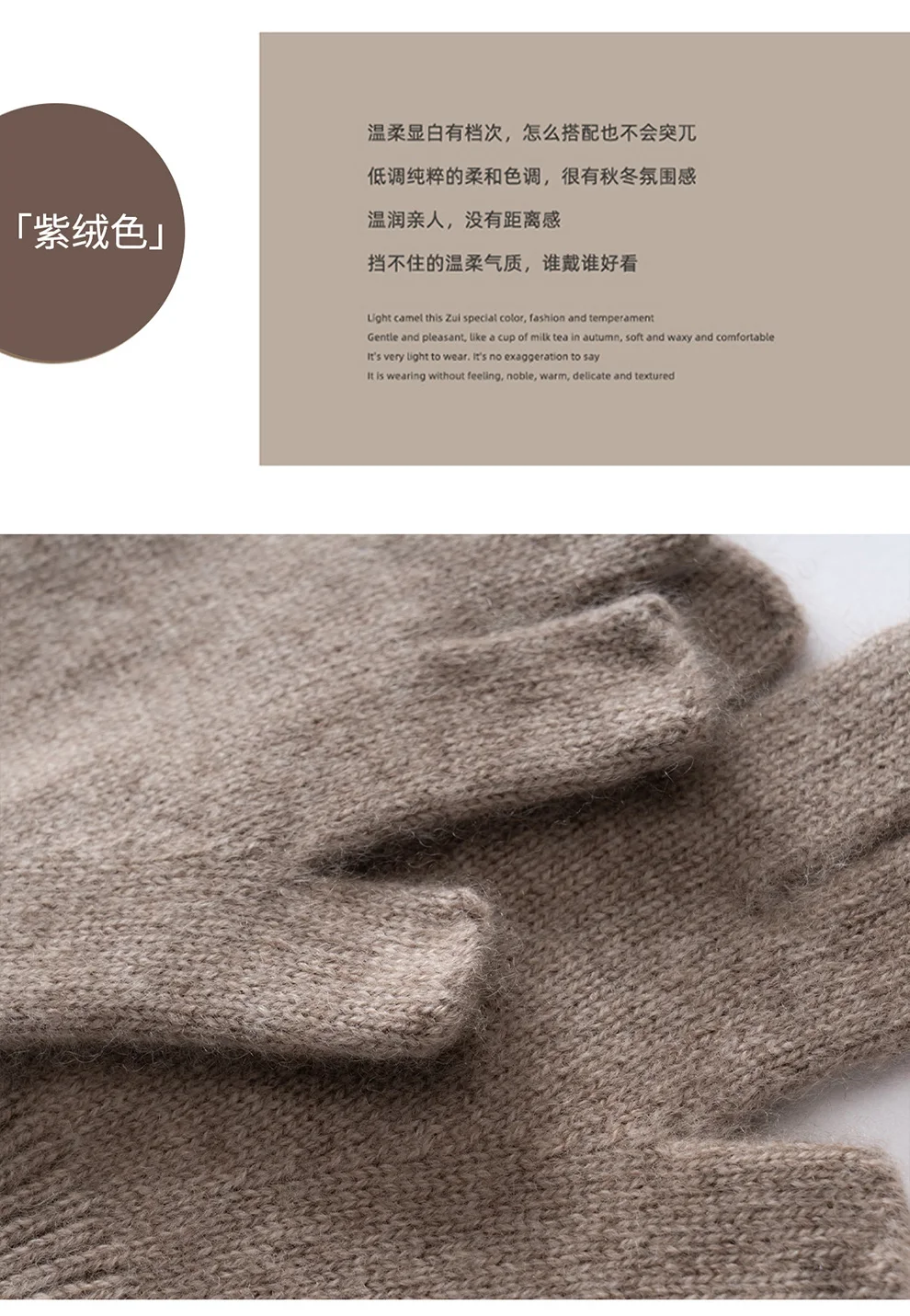 New Cashmere Gloves 100% Pure Cashmere Fingerless Gloves Fashion Warm Best Selling Solid Color Gloves