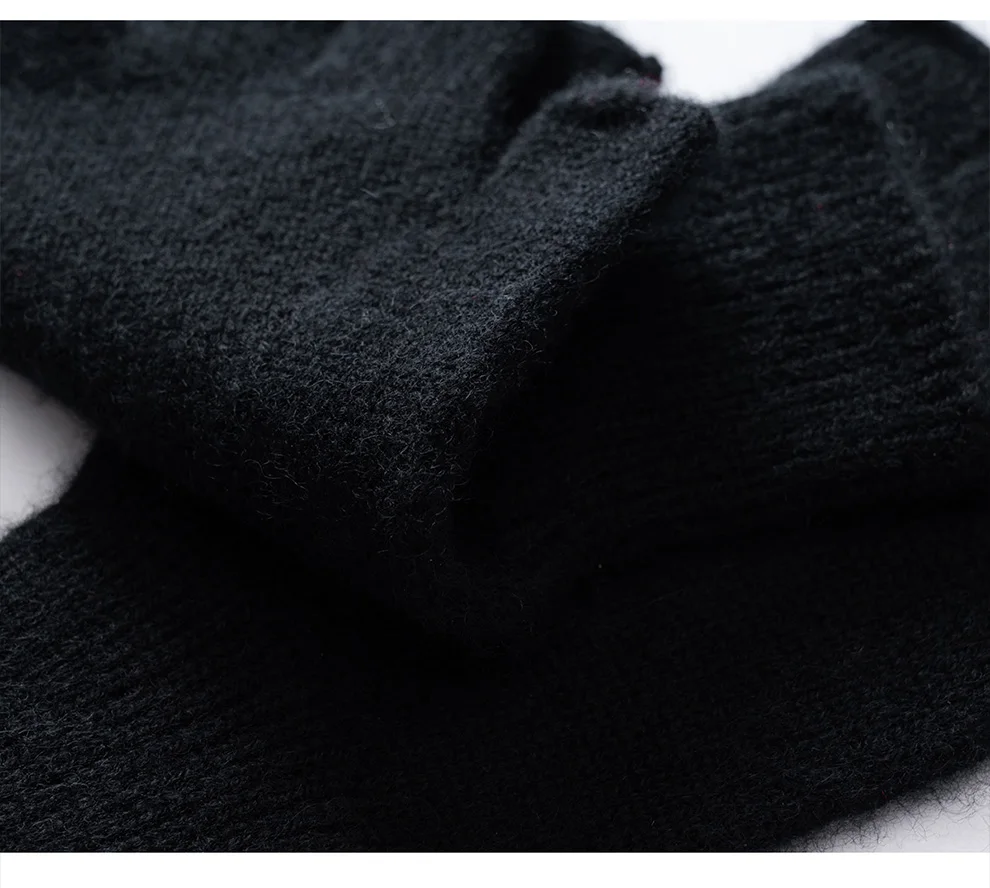 New Cashmere Gloves 100% Pure Cashmere Fingerless Gloves Fashion Warm Best Selling Solid Color Gloves