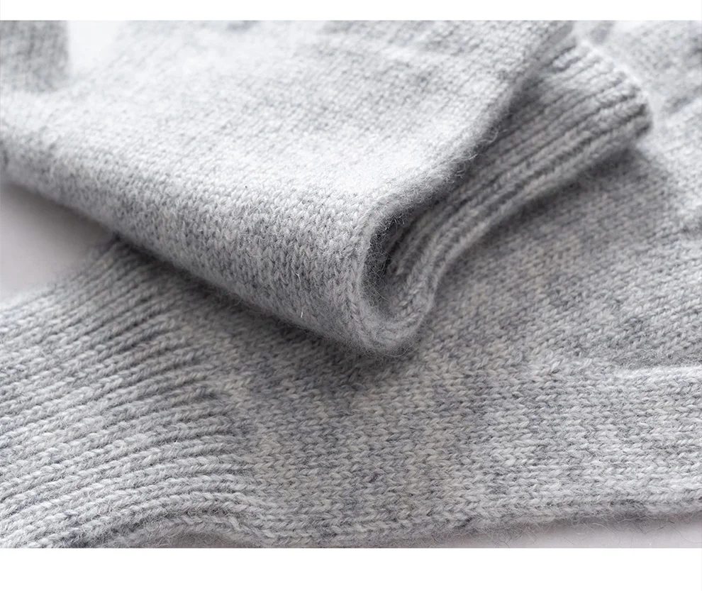 New Cashmere Gloves 100% Pure Cashmere Fingerless Gloves Fashion Warm Best Selling Solid Color Gloves