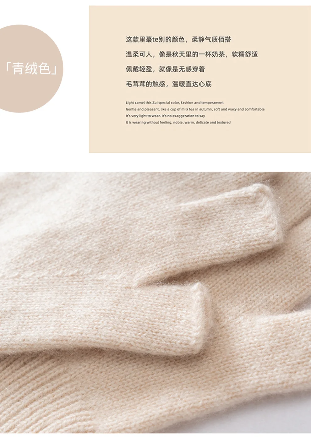 New Cashmere Gloves 100% Pure Cashmere Fingerless Gloves Fashion Warm Best Selling Solid Color Gloves