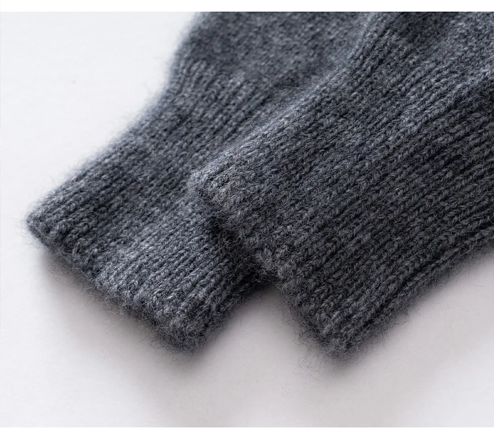 New Cashmere Gloves 100% Pure Cashmere Fingerless Gloves Fashion Warm Best Selling Solid Color Gloves