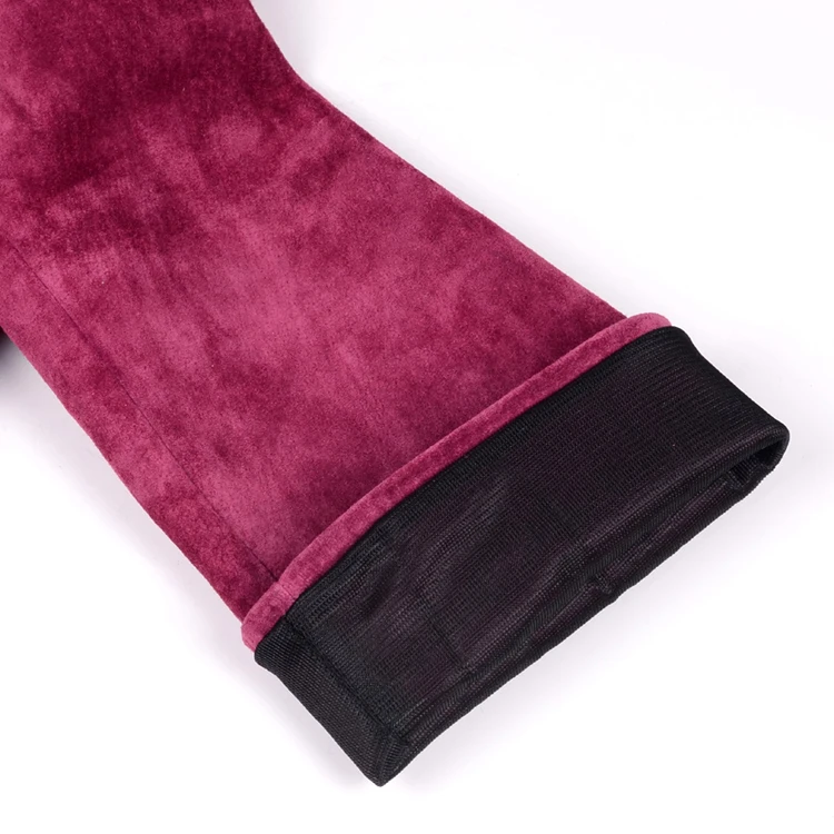 30 40 50 60 70cm Women's Ladies Real Suede Leather Winter Tender Party Long Evening Gloves Opera/Long
