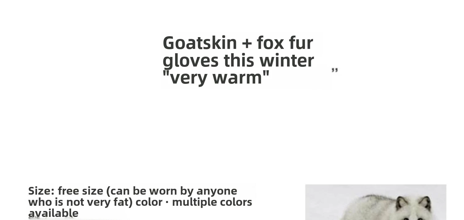 Sheepskin Natural Fox Fur Trimming Gloves Women's Genuine Leather Wrist Warmer Glove Winter Warm Fashion Mittens Fleece Lining