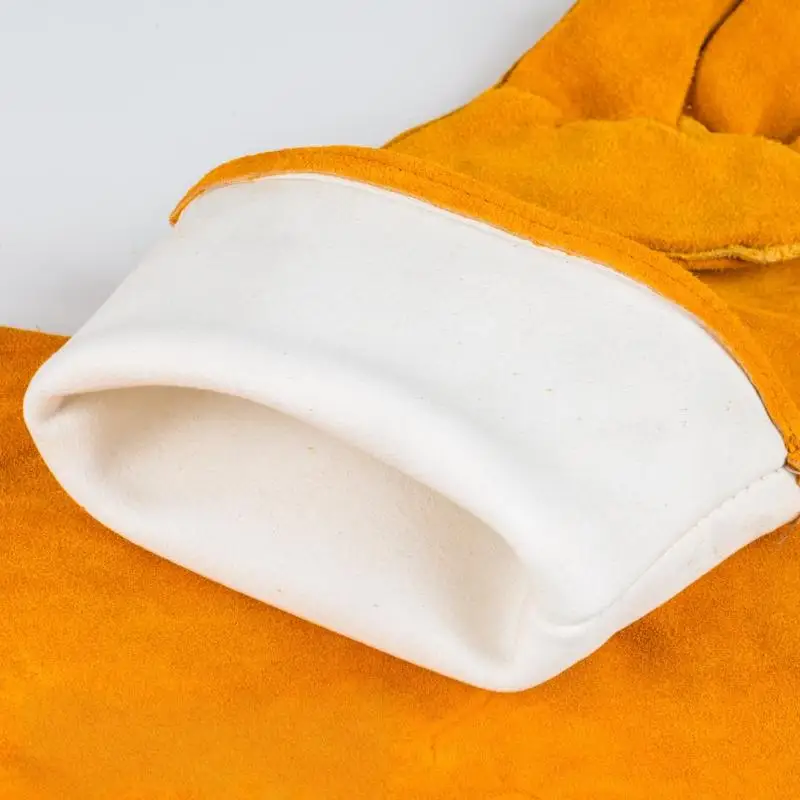 Hot Sale 1 Pair 40cm Safety Work Labor Glove Welding Gloves Heat Cut Resistant Insulated Custom Design Welding Leather Gloves