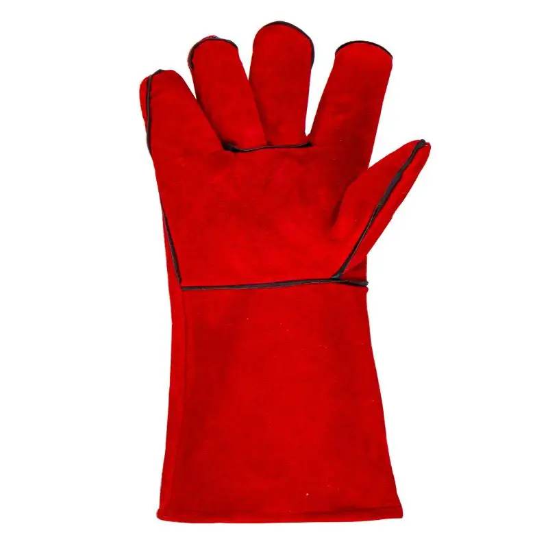Hot Sale 1 Pair 40cm Safety Work Labor Glove Welding Gloves Heat Cut Resistant Insulated Custom Design Welding Leather Gloves