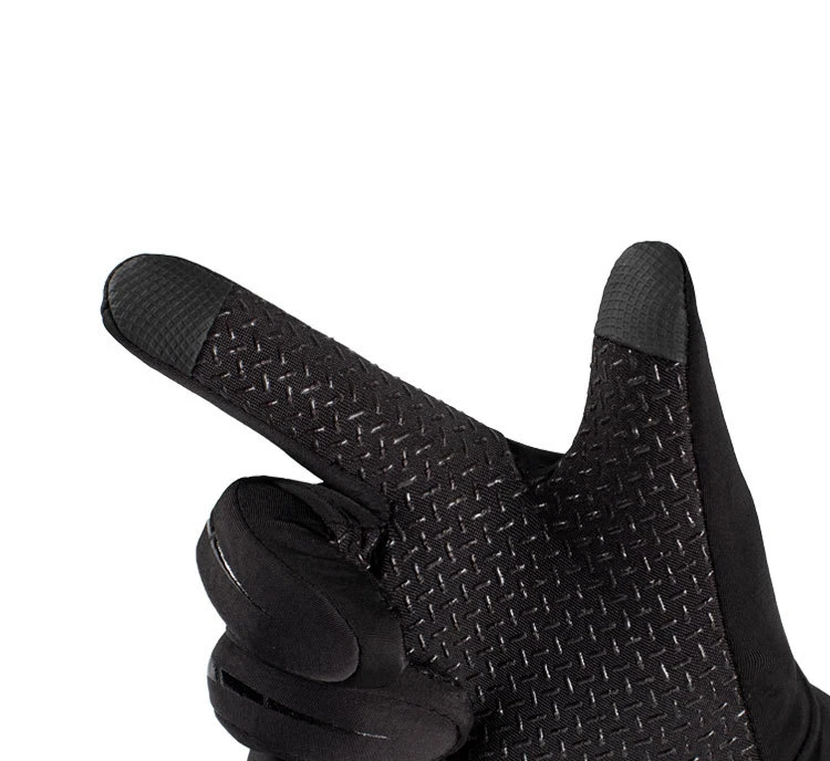 Warm Gloves for Men Motorcycle Winter Windproof Gloves Water-Repellent Cycling Takeaway Touch Screen Fishing Non-slip Gloves
