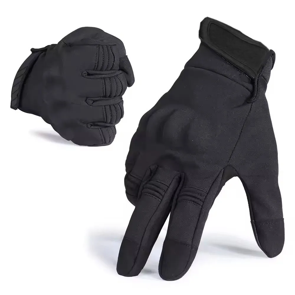 Tactical Gloves Touch Screen Full Finger Glove Hard Shell Fleece Combat Airsoft Hunting Hiking Bicycle Cycling Ski Anti-skid Men