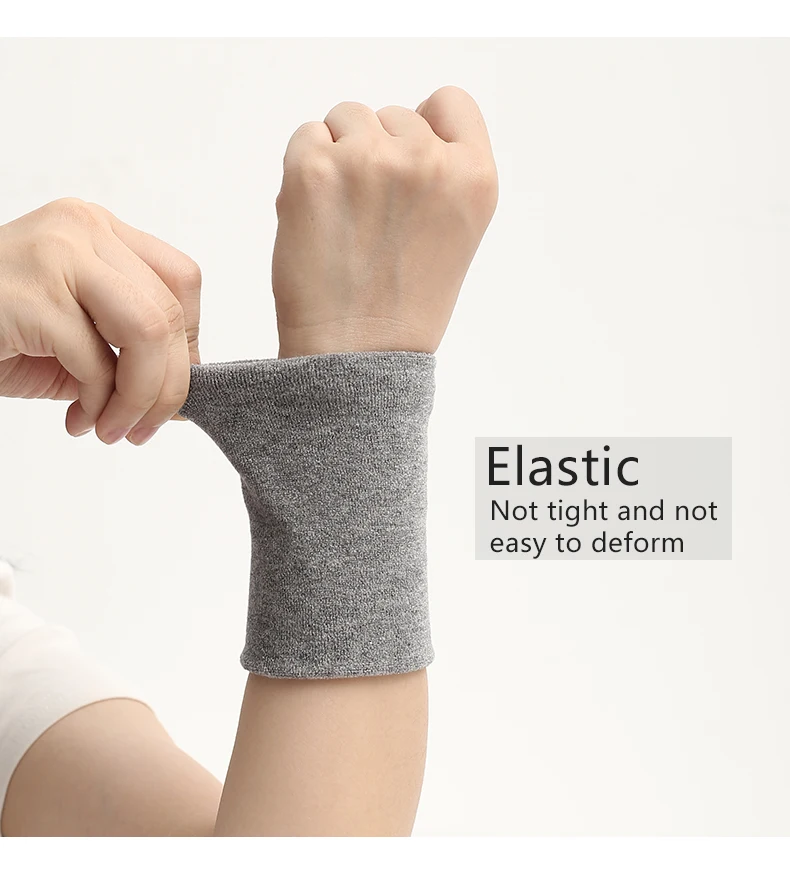 Warm Wrist Guard Thickening Type Sports Sweatproof Band Breathable Wrist Guard Fitness Running Basketball Tennis Training