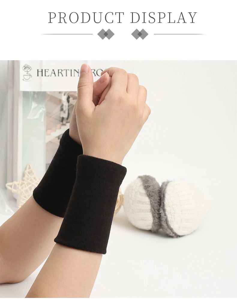 Warm Wrist Guard Thickening Type Sports Sweatproof Band Breathable Wrist Guard Fitness Running Basketball Tennis Training