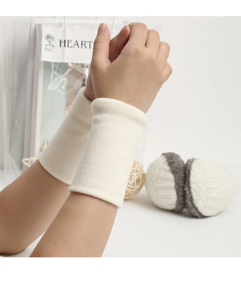 Warm Wrist Guard Thickening Type Sports Sweatproof Band Breathable Wrist Guard Fitness Running Basketball Tennis Training