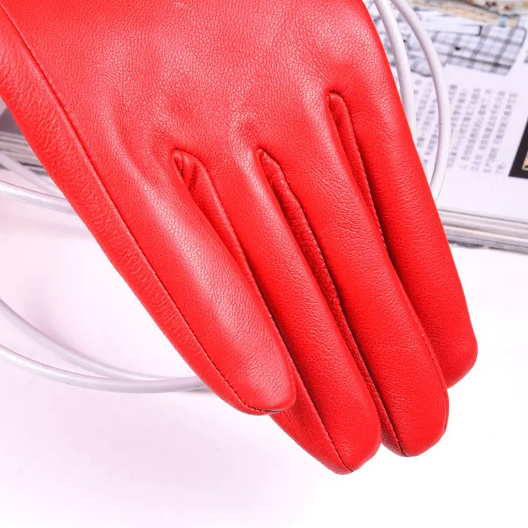 30 40 50 60 70 80cm Women's Ladies Real Leather Sheepskin Fashion Overlength Party Evening Wedding Opera/Long Gloves