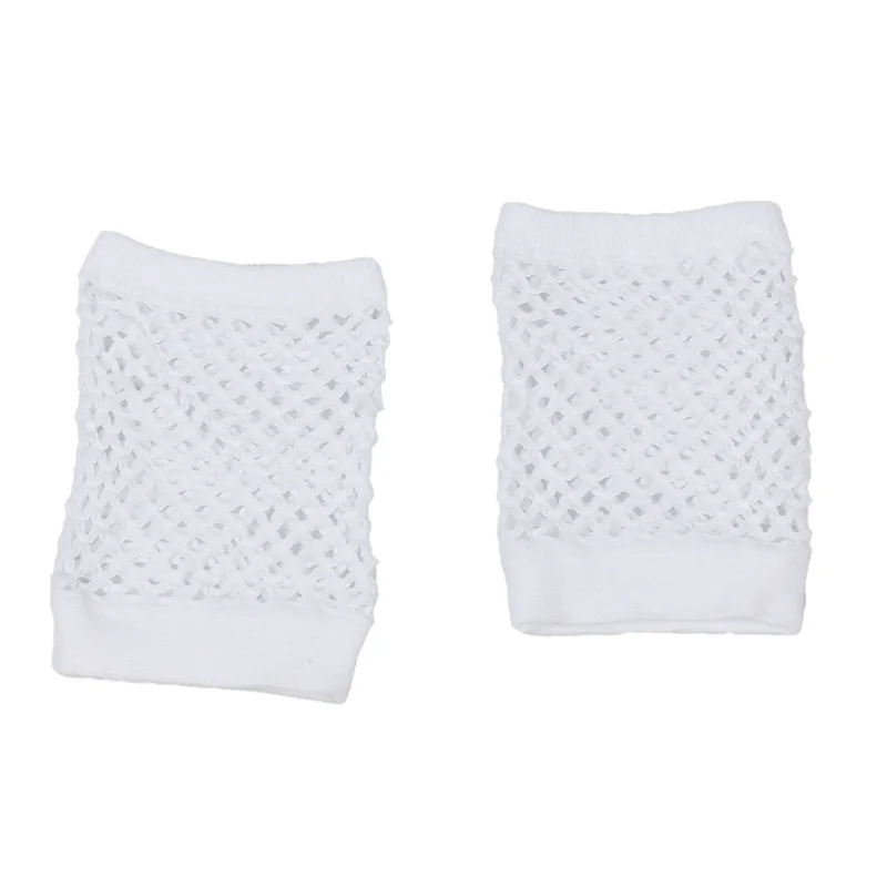 Women Sexy Gloves Mesh Net Fishnet Gloves Hollow Fingerless Gloves Night Club Lolita Style Punk Mittens