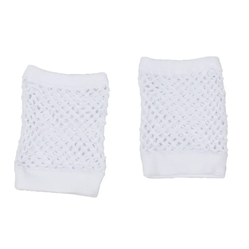 1Pair Black Fishnet Gloves Girl Sheer Mesh Mittens Gloves Adult Woman Disguise Rock Fancy Night Club Party Sexy Fashion Gloves
