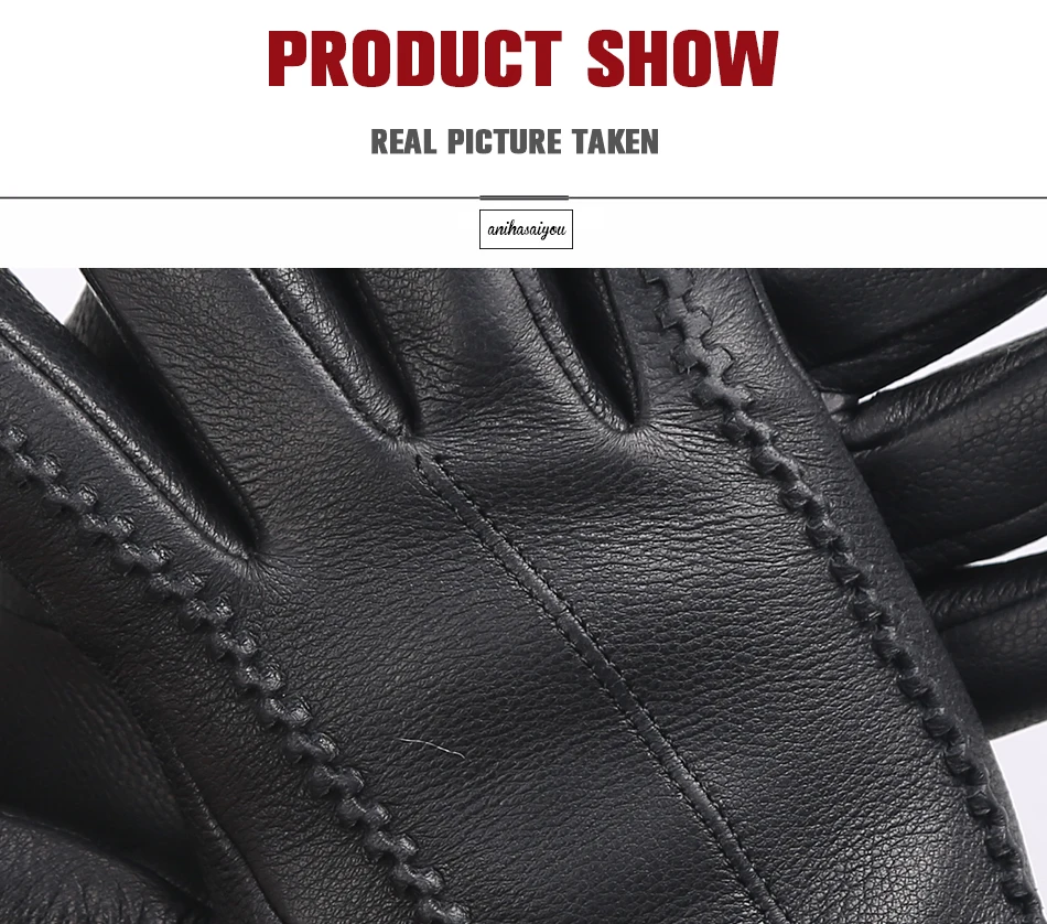 2024 Fashion Sheepskin Women's Gloves, Brand Women's Leather Gloves, Winter Outdoor Keep Warm Touch Gloves-2226F