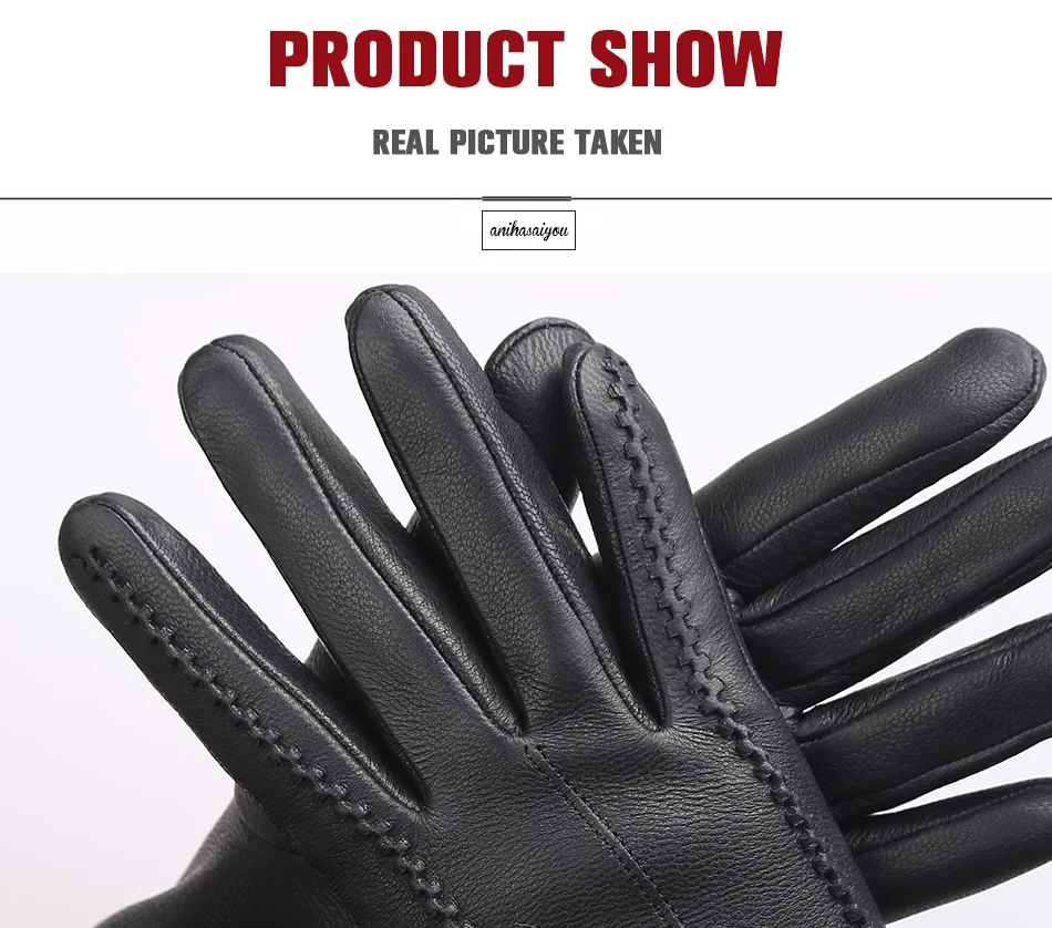 2024 Fashion Sheepskin Women's Gloves, Brand Women's Leather Gloves, Winter Outdoor Keep Warm Touch Gloves-2226F