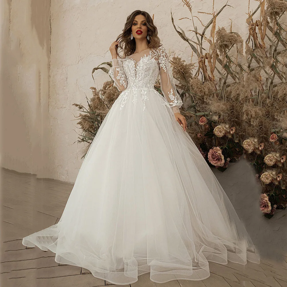 Ruhair Fashion Sweetheart Wedding Dresses Lace Appliques Off the Shoulder A-line Pleat Bridal Gown Vestido De Noiva Customised