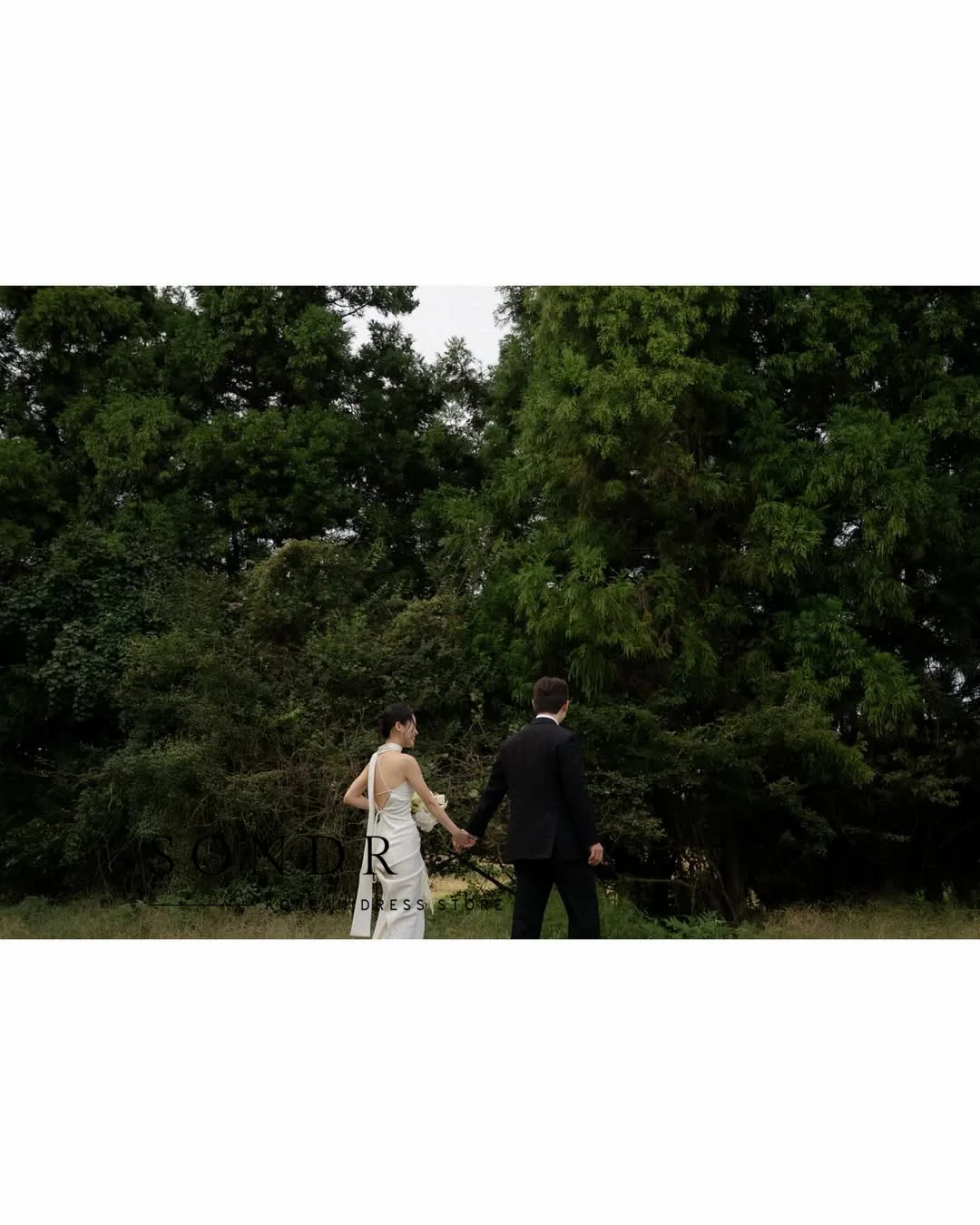 Sondr One Shoulder Backless Korean Wedding Snap Dresses Outdoor Simple Bridal Gown Customized Elegant Bridal Photo Shoot Gown