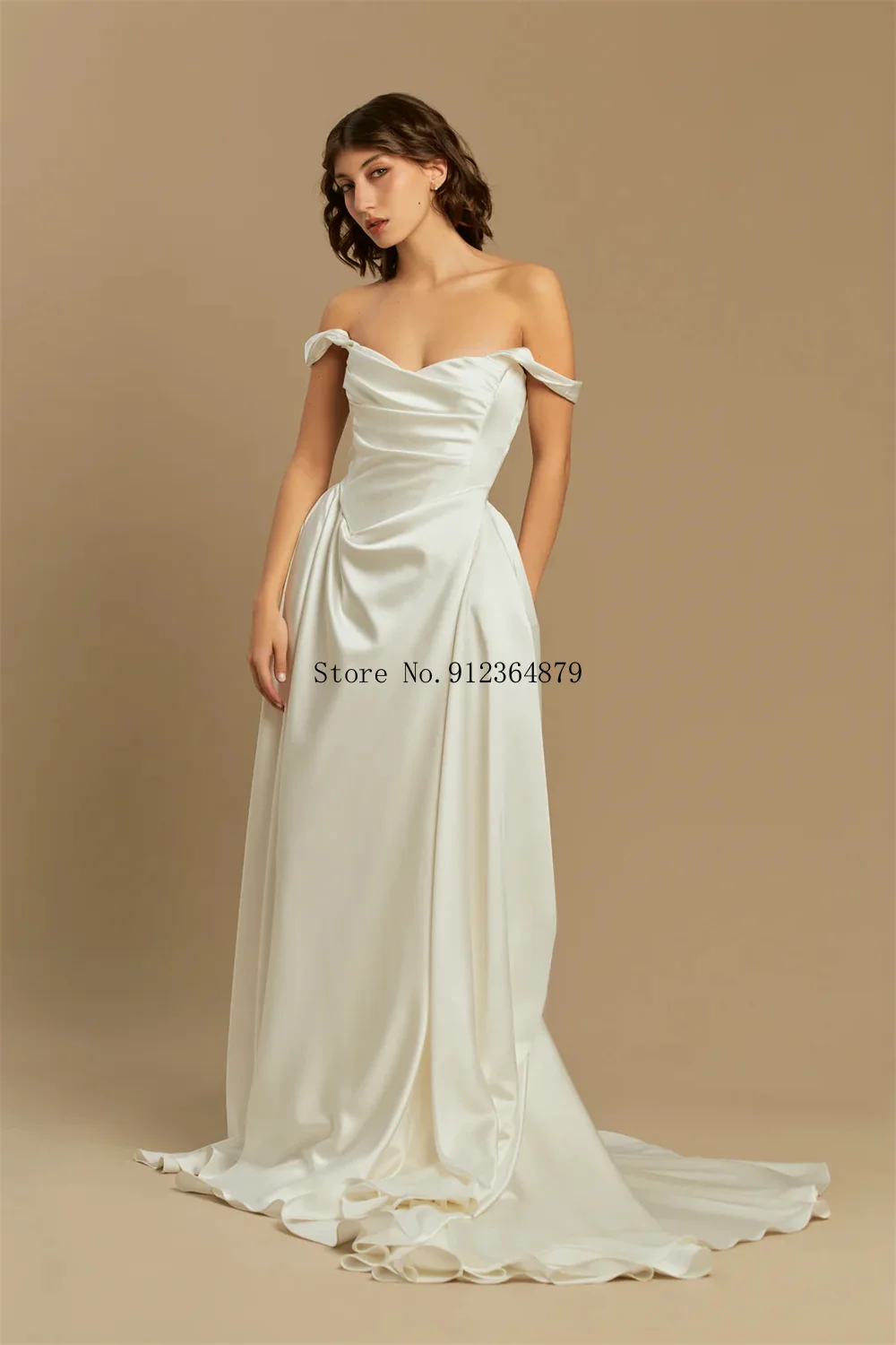 Charming Two Straps Full Lace Bridal Grown A Line Wedding Dresses Sweep Train Customade 2026 Vestido De Noival