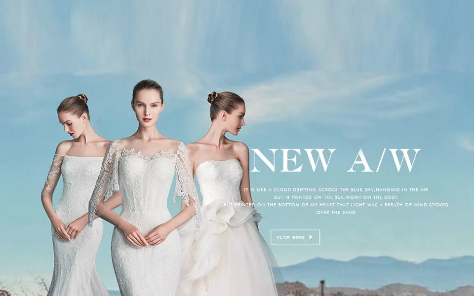 Customize Satin Wedding Dress Long Sleeve V-Neck Sequined Beading Luxury Bridal Dress Vestidos De Novia