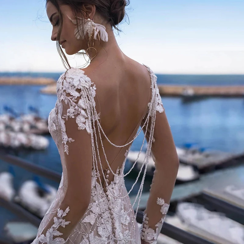 VIKTORIA Charming Beads Wedding Dresses For Woman Bridal Off the Shoulder A-LINE Sweetheart Tulle Robe De Mariée Customized