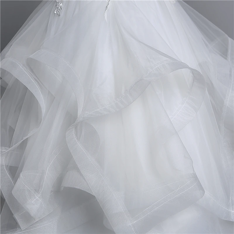 Fashion Classic Real Photo Appliques Vintage White Pearls Wedding Dresses 2024 Vestidos De Noiva Bridal Gown Plus Size Strapless