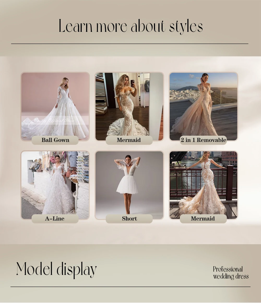 Graceful Wedding Dress Organza Lace With Embroidery Ball Gown Full Sleeve O-Neck Customized Bridal Dress Button Vestido De Novia